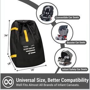 Black Car Seat Travel Bag